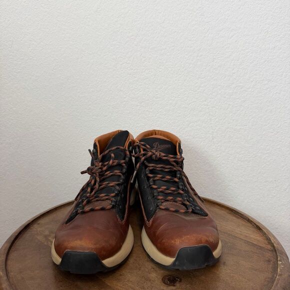 Danner Dry Caprino Evo Tortoise Brown Black Leather Boots Men\'s Size 11.5 main image 10
